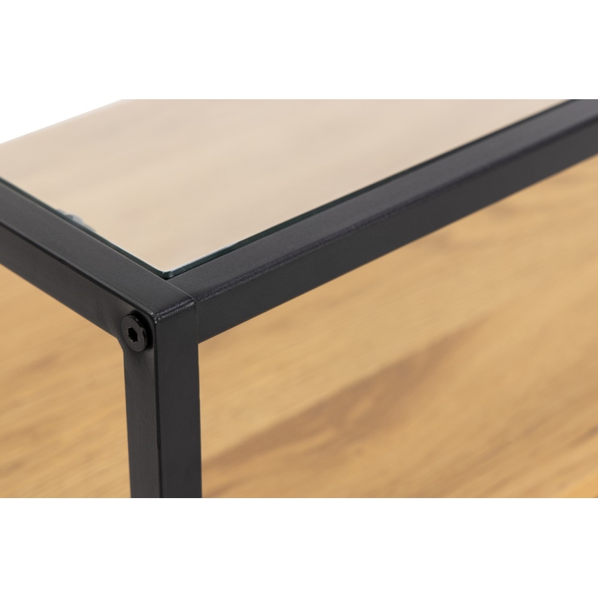 TV komoda ZEIN hrast/crna