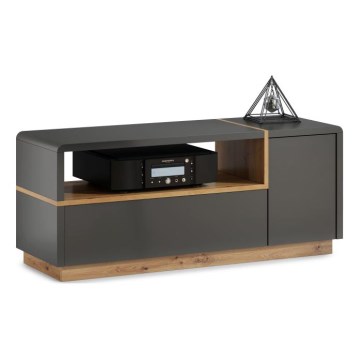 TV ormar FRED antracit/hrast artisan