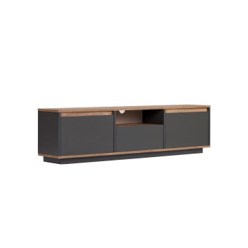 TV ormarić KREDE 160x30 cm antracit/borovina