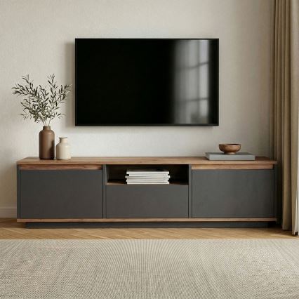 TV ormarić KREDE 160x30 cm antracit/borovina