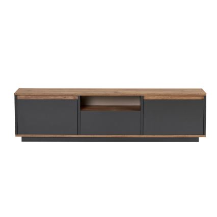 TV ormarić KREDE 160x30 cm antracit/borovina
