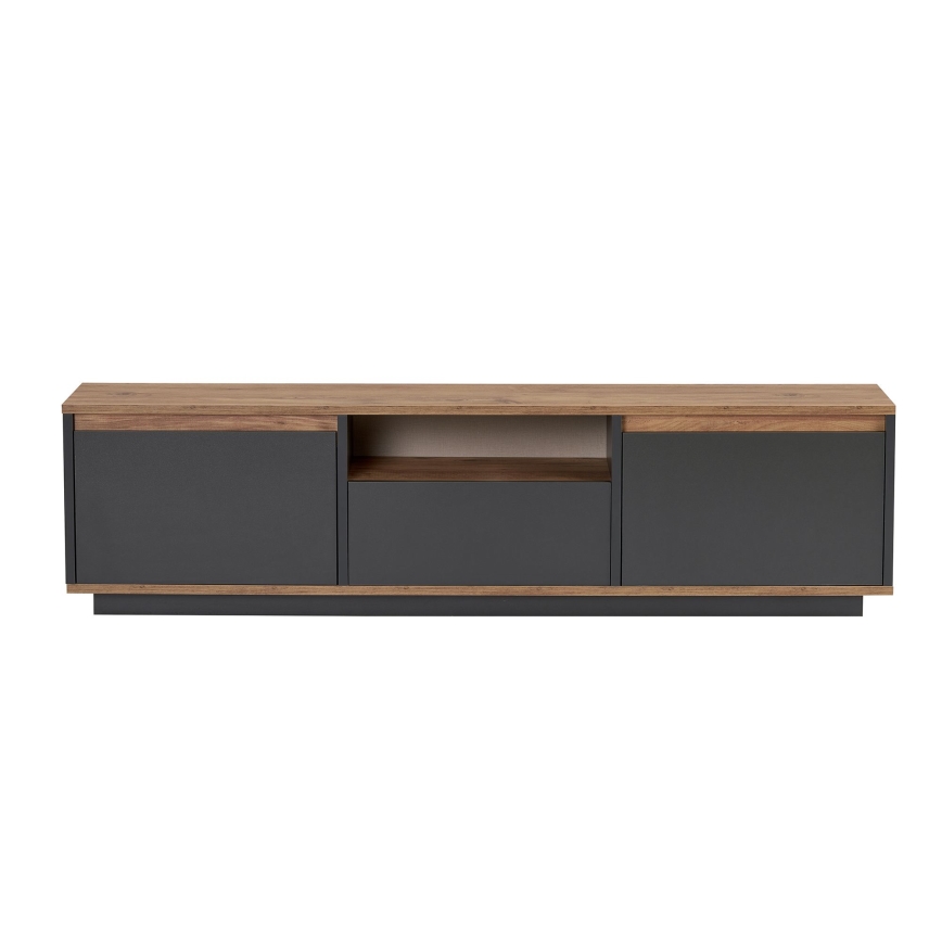 TV ormarić KREDE 160x30 cm antracit/borovina