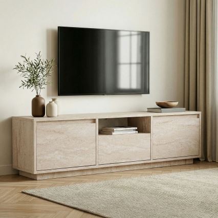 TV stalak KREDE 160x30 cm bež