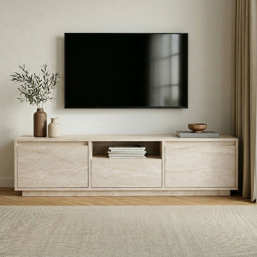 TV stalak KREDE 160x30 cm bež