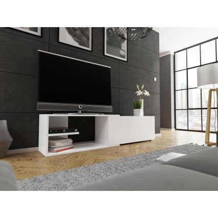 TV stolić CLIF 40x180 cm bijela