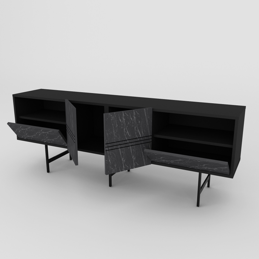 TV stolić DERIN 65x180 cm crna