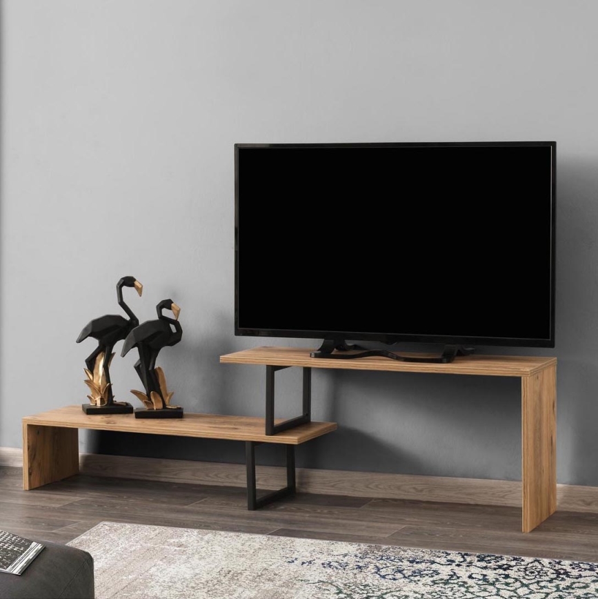 TV stolić OVIT 44x153 cm smeđa/crna