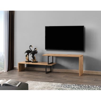 TV stolić OVIT 44x153 cm smeđa/crna