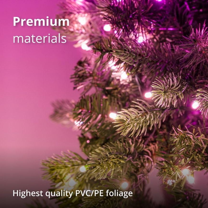 Twinkly - LED RGB Prigušivi božićni vijenac 50xLED pr. 60 cm Wi-Fi