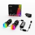 Twinkly - LED RGB vanjski niz STRINGS 250xLED 23,5m IP44 Wi-Fi s mogućnošću prigušivanja