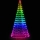 Twinkly - LED RGBW Prigušivo vanjsko božićno drvce LIGHT TREE 300xLED 2m IP44 Wi-Fi