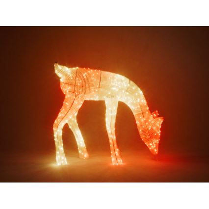 Twinkly - LED RGBW vanjski božićni sob REINGEERS s prigušivanjem 160xLED IP44 Wi-Fi