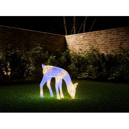 Twinkly - LED RGBW vanjski božićni sob REINGEERS s prigušivanjem 160xLED IP44 Wi-Fi