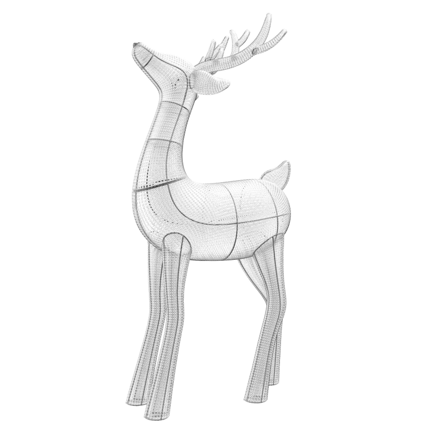 Twinkly - LED RGBW vanjski božićni sob REINGEERS s prigušivanjem 240xLED IP44 Wi-Fi