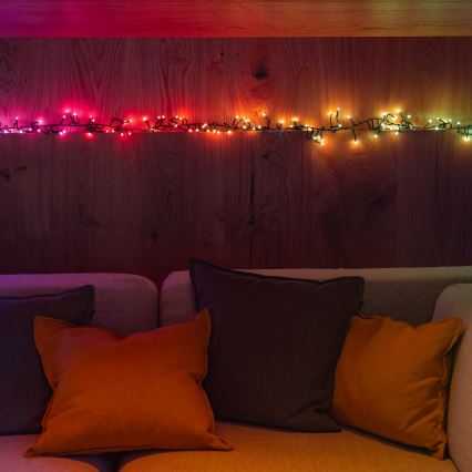Twinkly - LED RGBW Prigušive vanjske božićne lampice CLUSTER 400xLED 9,5m IP44 Wi-Fi