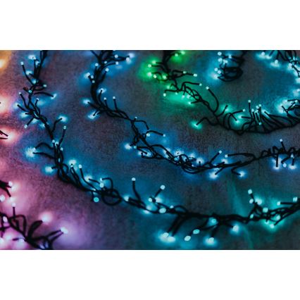Twinkly - LED RGBW Prigušive vanjske božićne lampice CLUSTER 400xLED 9,5m IP44 Wi-Fi