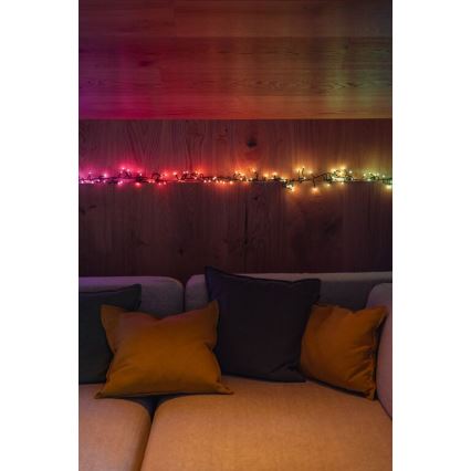 Twinkly - LED RGB Prigušive vanjske božićne lampice CLUSTER 400xLED 9,5m IP44 Wi-Fi