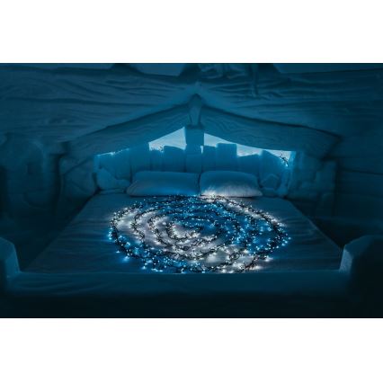 Twinkly - LED RGB Prigušive vanjske božićne lampice CLUSTER 400xLED 9,5m IP44 Wi-Fi