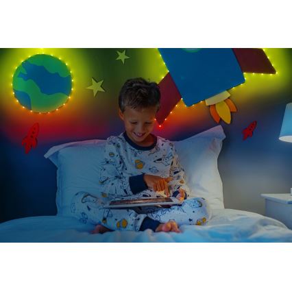 Twinkly - LED RGB Prigušiva traka DOTS 60xLED 3 m Wi-Fi USB