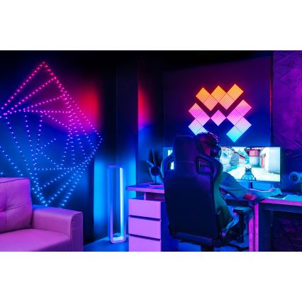 Twinkly - RGB LED prigušivi niz DOTS 60xLED 7 m USB Wi-Fi