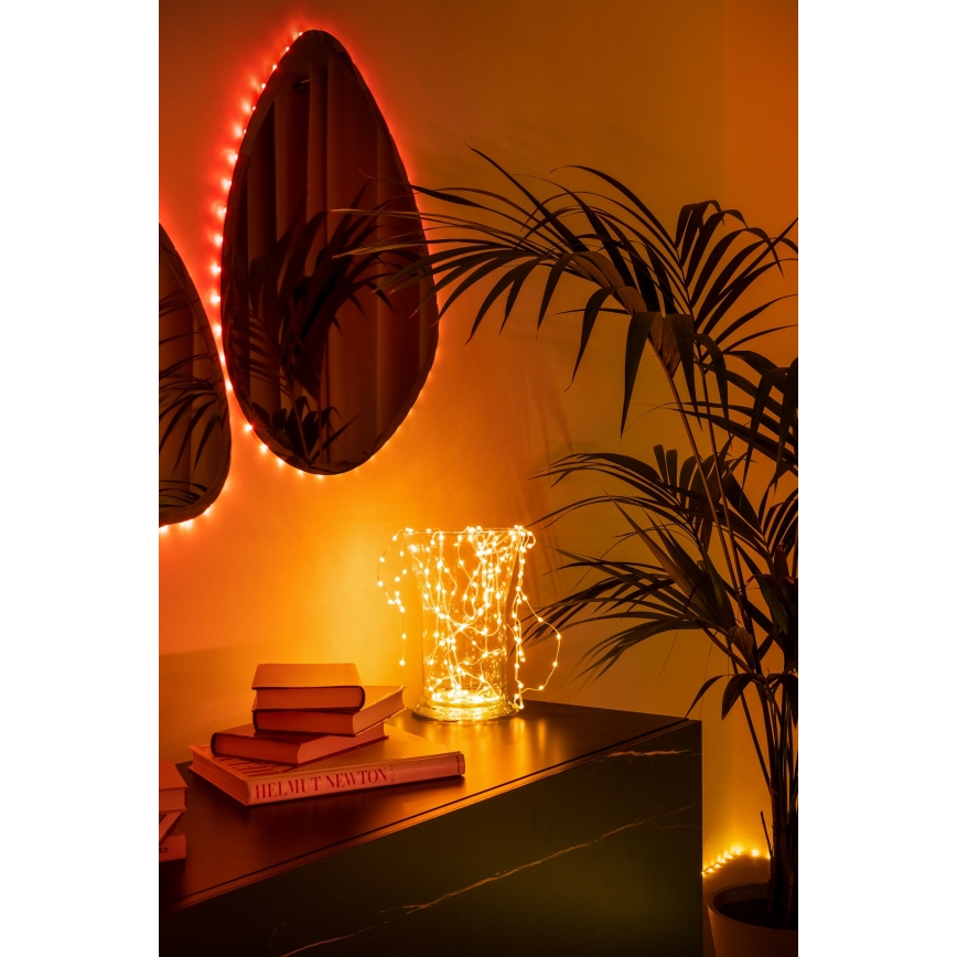 Twinkly - RGB LED prigušivi niz DOTS 60xLED 7 m USB Wi-Fi