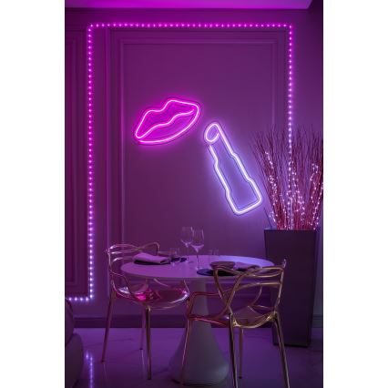 Twinkly - RGB LED prigušivi niz DOTS 60xLED 7 m USB Wi-Fi