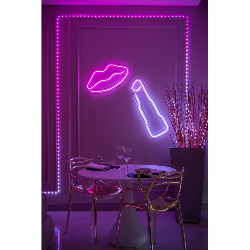 Twinkly - RGB LED prigušivi niz DOTS 60xLED 7 m USB Wi-Fi