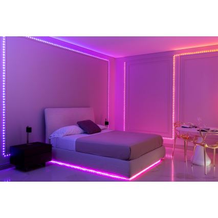 Twinkly - RGB LED prigušivi niz DOTS 60xLED 7 m USB Wi-Fi