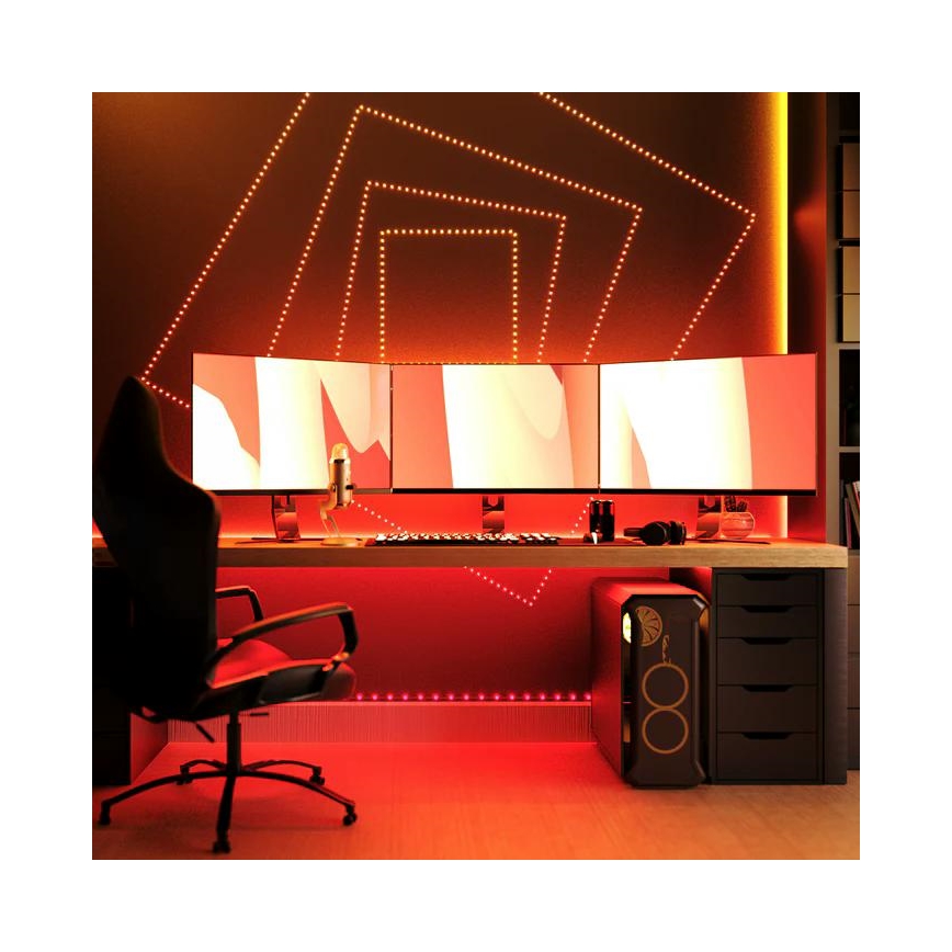Twinkly - LED RGB Vanjska prigušiva traka DOTS 200xLED 10 m IP44 WiFi