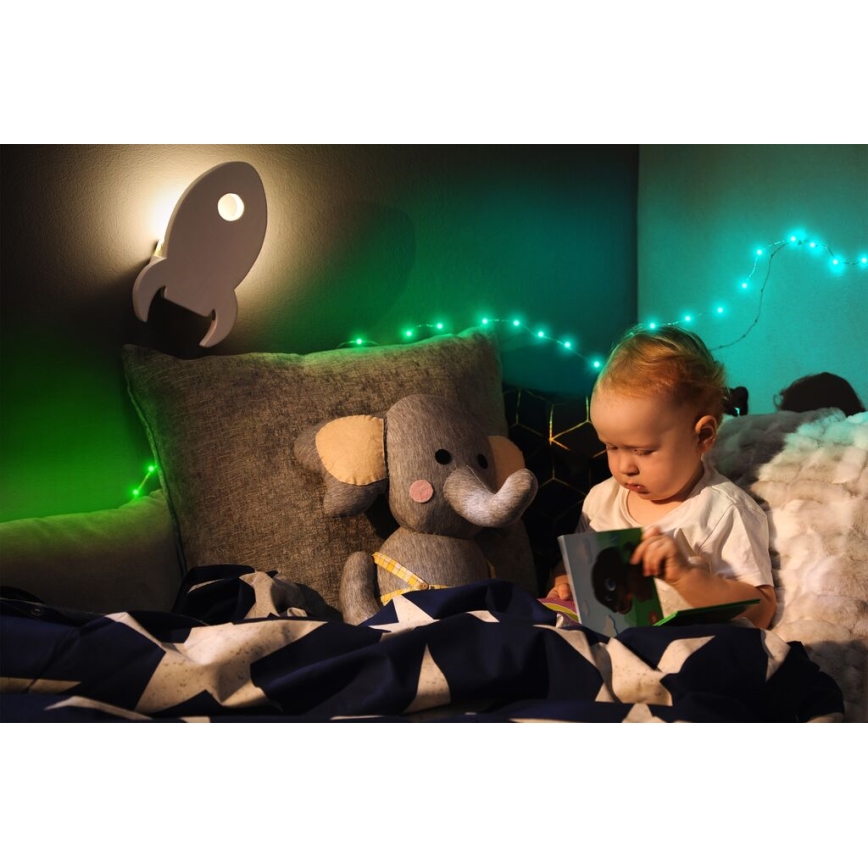 Twinkly - LED RGB Vanjska prigušiva traka DOTS 200xLED 10 m IP44 Wi-Fi