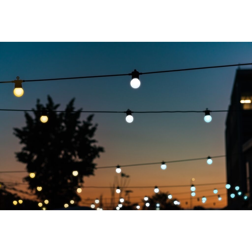 Twinkly - LED Prigušivi vanjski dekorativni lanac FESTOON 20xLED 14m IP44 Wi-Fi