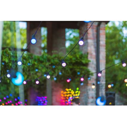 Twinkly - LED RGB Prigušivi vanjski dekorativni lanac FESTOON 20xLED 14m IP44 Wi-Fi