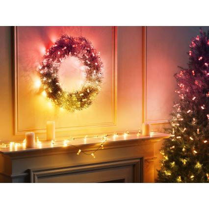 Twinkly - RGB LED niz CANDIES s mogućnošću prigušivanja, 200 LED, 14 m, USB i Wi‑Fi