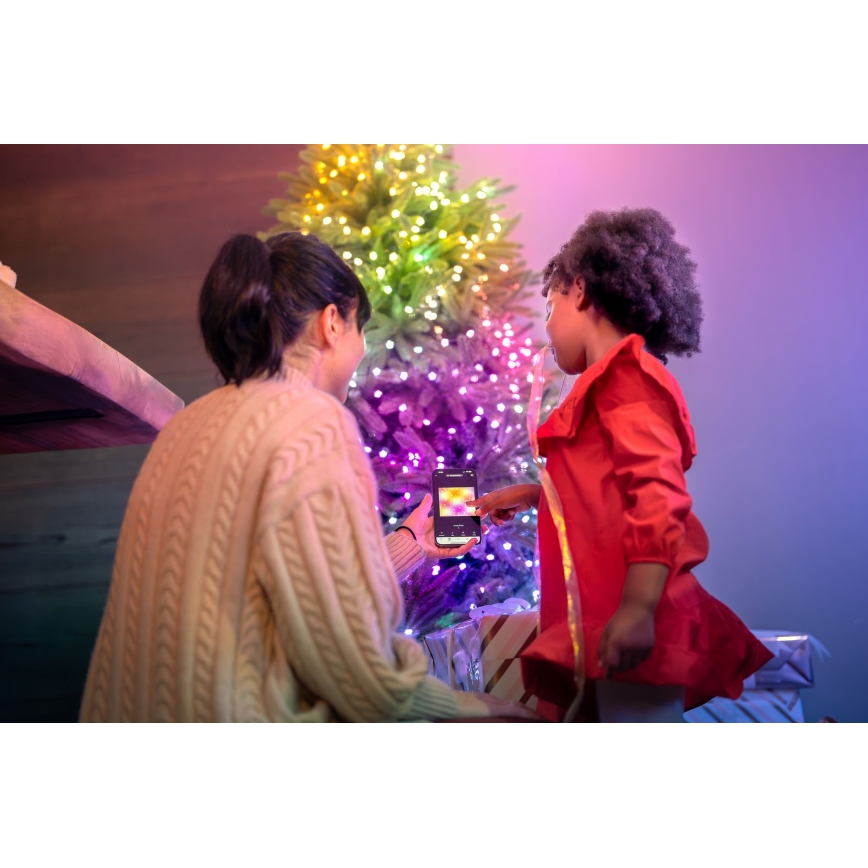 Twinkly - LED RGB niz CANDIES 100xLED 8 m USB Wi-Fi s mogućnošću prigušivanja