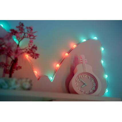 Twinkly - LED RGB božićni niz CANDIES 200xLED 14 m USB Wi-Fi s mogućnošću prigušivanja