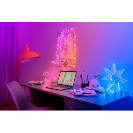 Twinkly - LED RGB prigušivi niz CANDIES 200xLED 14 m USB Wi-Fi