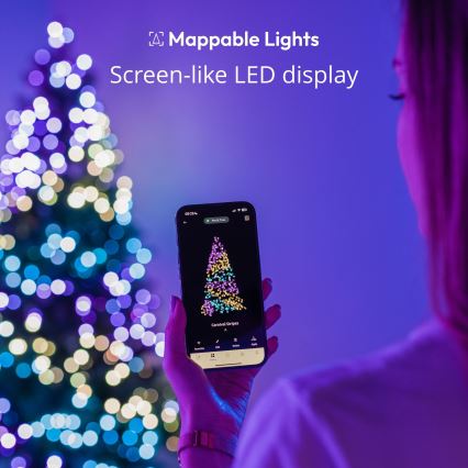 Twinkly - LED RGB Prigušive božićne lampice CANDIES 100xLED 8 m USB Wi-Fi
