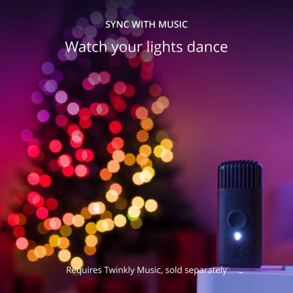 Twinkly - LED RGB Prigušive božićne lampice CANDIES 100xLED 8 m USB Wi-Fi