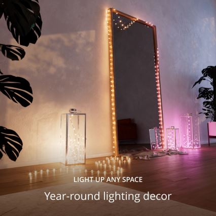 Twinkly - LED RGB Prigušive božićne lampice CANDIES 100xLED 8 m USB Wi-Fi