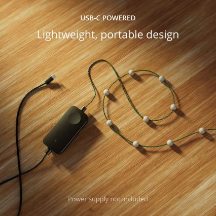 Twinkly - LED RGB Prigušive božićne lampice CANDIES 100xLED 8 m USB Wi-Fi