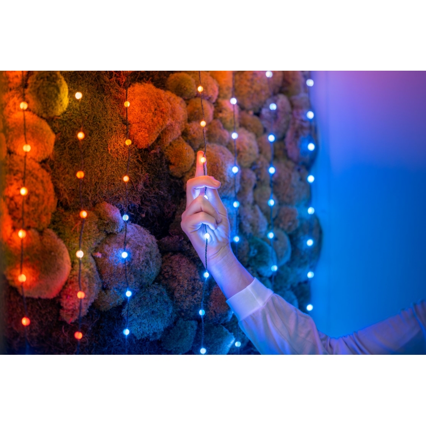 Twinkly - LED RGB Prigušive božićne lampice CANDIES 200xLED 14 m USB Wi-Fi