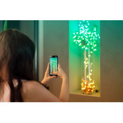 Twinkly - LED RGB Prigušive božićne lampice CANDIES 200xLED 14 m USB Wi-Fi