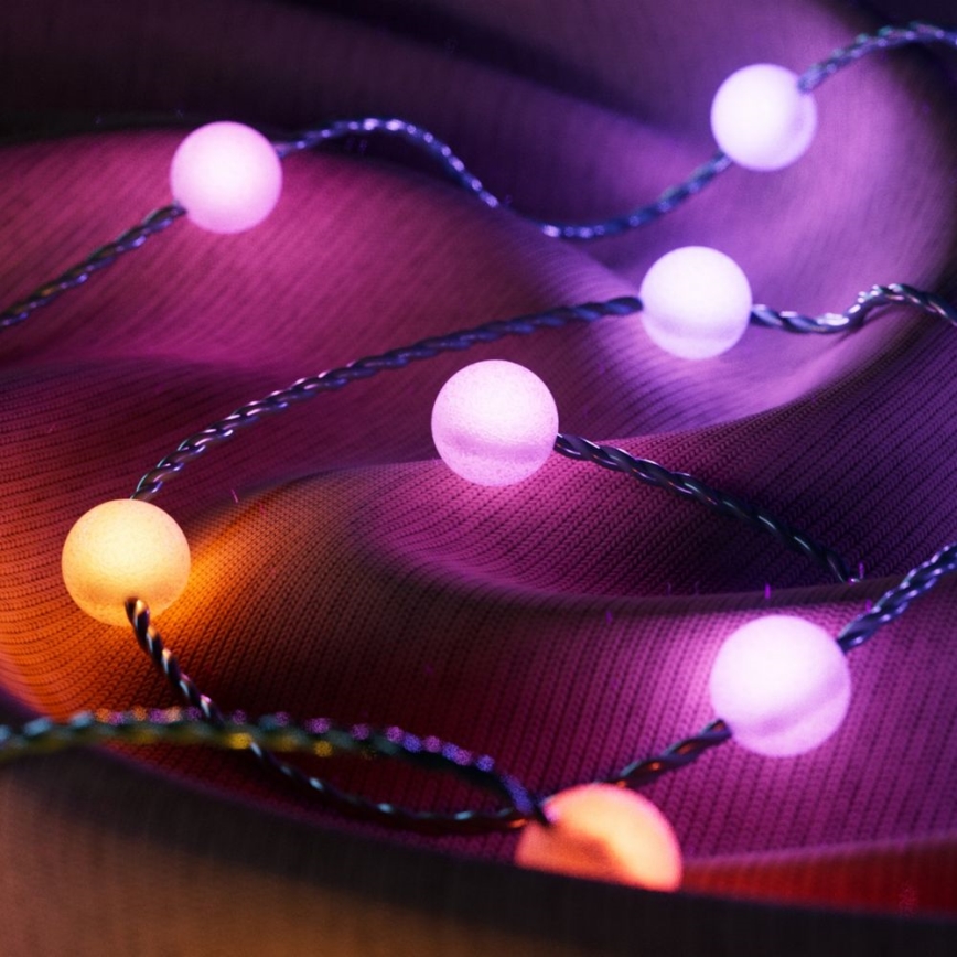 Twinkly - LED RGB Prigušive božićne lampice CANDIES 200xLED 14 m USB Wi-Fi