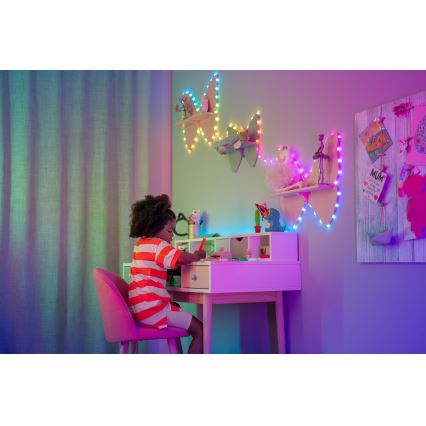 Twinkly - prigušiva LED RGB girlanda CANDIES, 100 LED, 8 m, USB, Wi-Fi