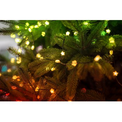 Twinkly - LED RGB prigušivi lanac CANDIES 200xLED 14 m USB Wi-Fi