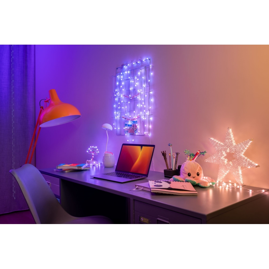 Twinkly - LED RGB prigušivi lanac CANDIES 200xLED 14 m USB Wi-Fi