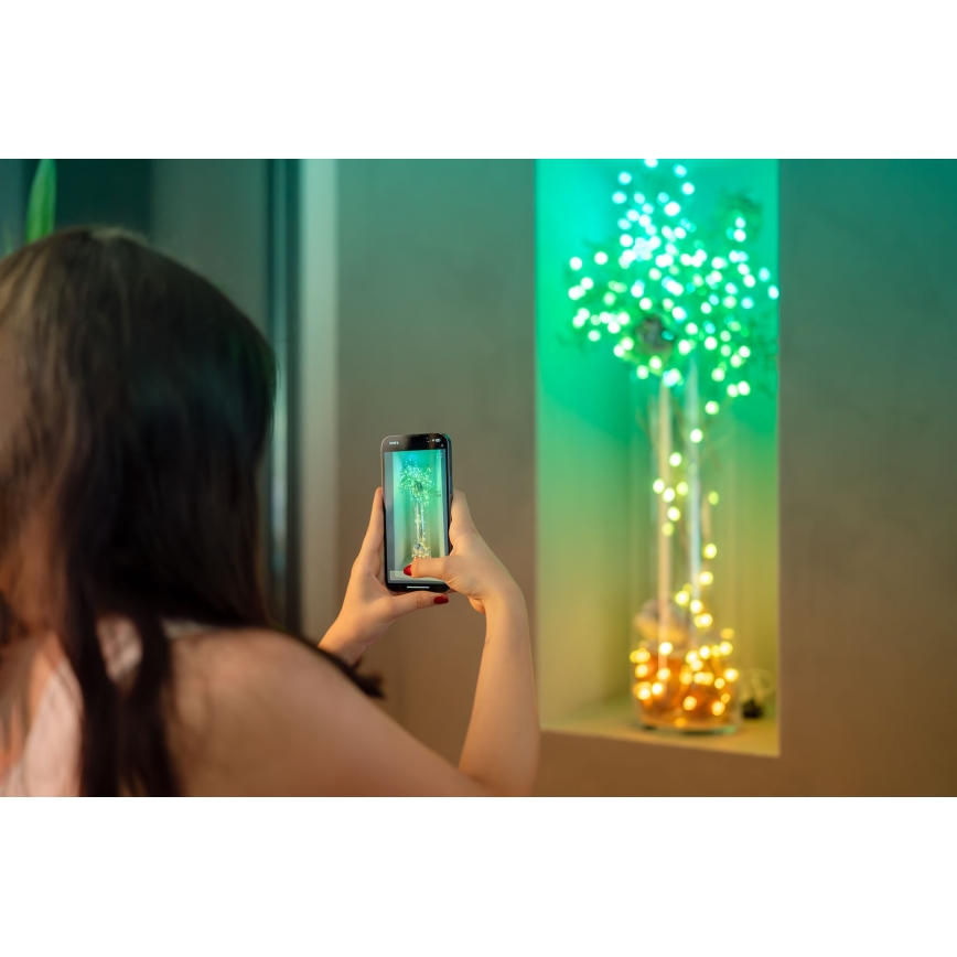 Twinkly - LED RGB Prigušive božićne lampice CANDIES 200xLED 14 m USB Wi-Fi