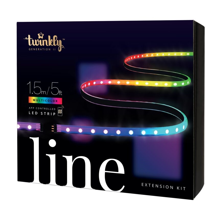 Twinkly - LED RGB Produljiva prigušiva traka LINE 100xLED 1,5 m Wi-Fi