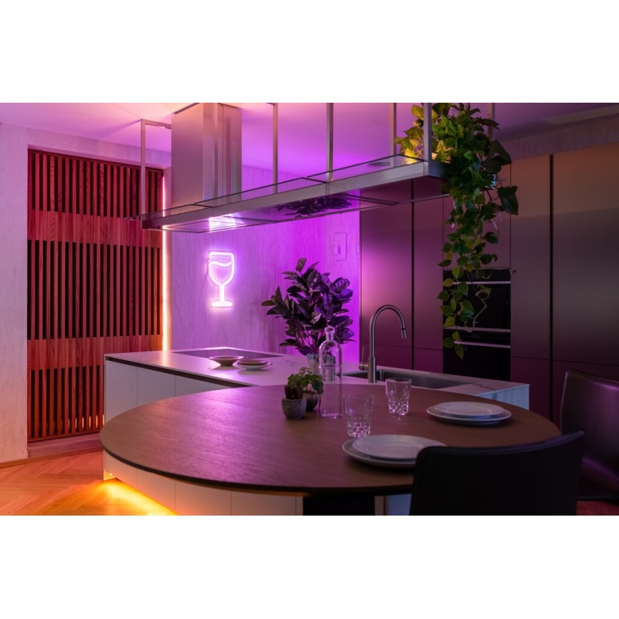 Twinkly - LED RGB Produljiva prigušiva traka LINE 100xLED 1,5 m Wi-Fi