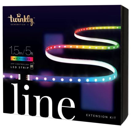 Twinkly - LED RGB Produljiva prigušiva traka LINE 100xLED 1,5 m Wi-Fi